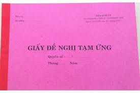 Phiếu đề nghị tạm ứng - Văn Phòng Phẩm Trần Lê - Công Ty TNHH Thương Mại Văn Phòng Phẩm Trần Lê